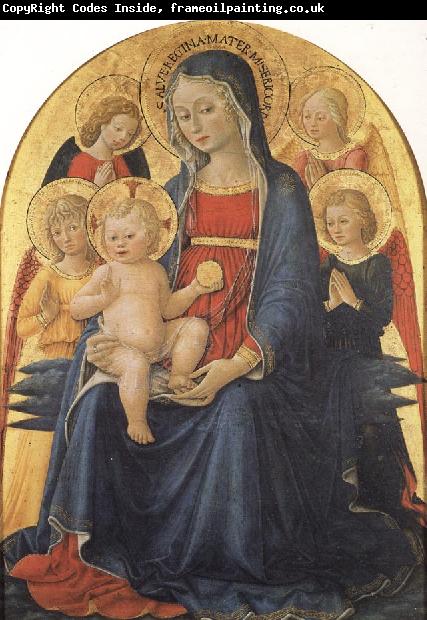 CAPORALI, Bartolomeo Madonna and Child with Angels